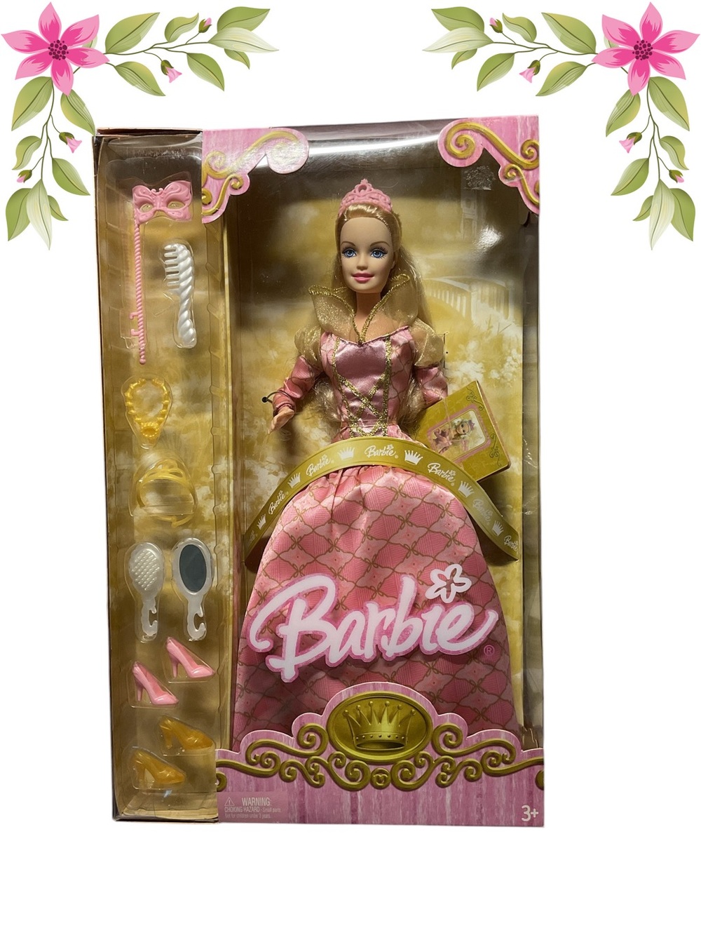 BARBIE new 2005 "Carnival Ball " MASQUERADE PRINCESS BARBIE GIFT SET NIB